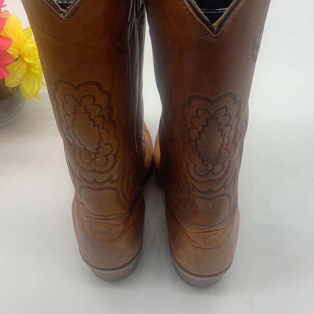 Texas Imperial vintage Leather Cowboy Boots M241 Sz 8.5. COW3076 - Picture 6 of 14